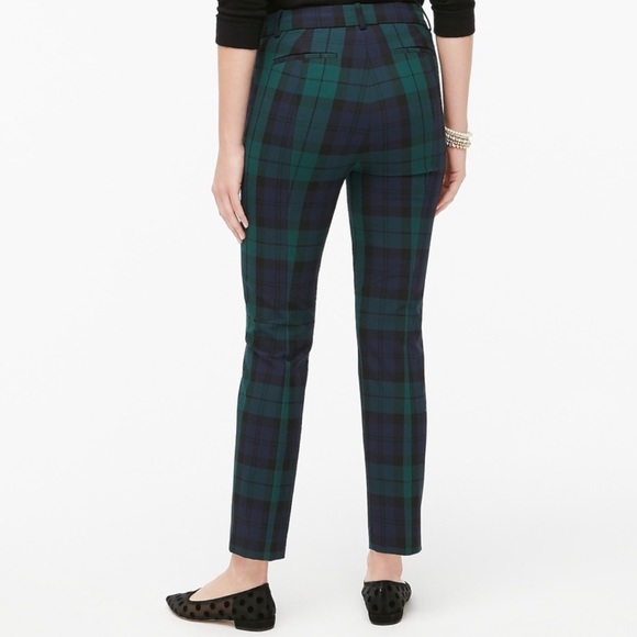 J Crew Slim Cropped Ruby Pant in Black Watch Plaid - Picture 12 of 12